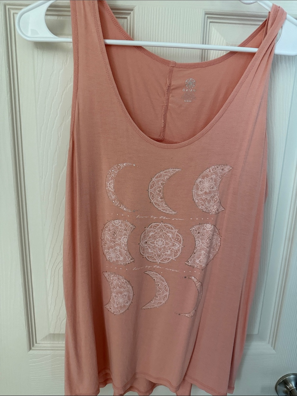 GAIAM Pink Moonphase Tank Top